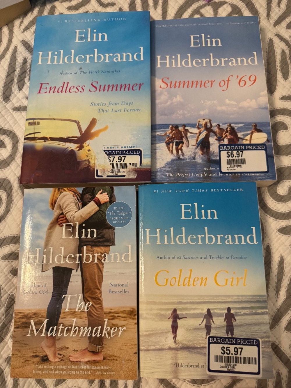 Lot of 4 Elin Hilderbrand Books!
